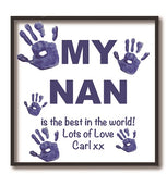 CB10 - My Mum/Nan is the best in the world! Lots of Love (Name(s)) xx Personalised Print