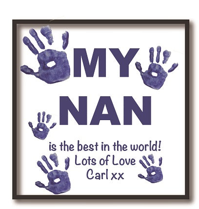 CB10 - My Mum/Nan is the best in the world! Lots of Love (Name(s)) xx Personalised Print