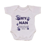 CB10 - My Mum/Nan is the best in the world! Lots of Love (Name(s)) xx Personalised Baby Bib