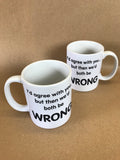WM02 - Both Be Wrong Mug & White Gift Box