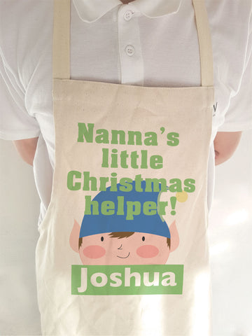 CA02 - Nanna's Littler Christmas Helper Personalised Apron