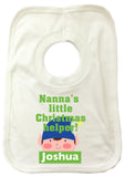 CA02 - Nanna's Littler Christmas Helper Personalised Baby Vest