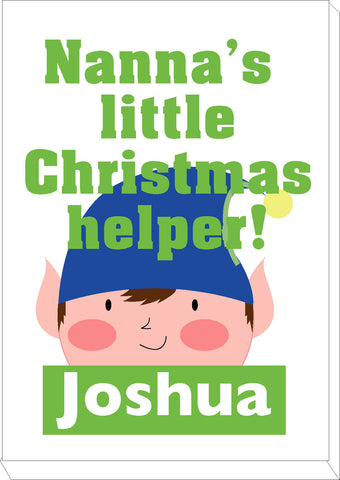 CA02 - Nanna's Littler Christmas Helper Personalised Print