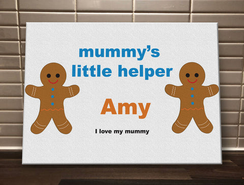 CB08 - Mummy's Little Helper Personalised Canvas Print