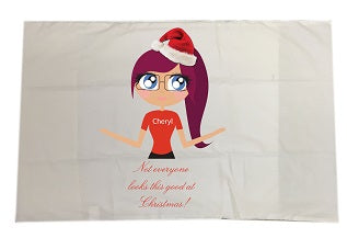 CA15 - Not everyone looks this good at Christmas Personalised White Pillow Case Cover