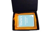 CA23 - Cute Baby 1st Christmas Snowman Personalised Crystal Block with Presentation Gift Box