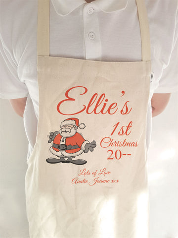 CB01 - Santa's 1st Christmas Personalised Apron