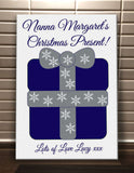 CB04 - Nanna Personalised Christmas Present Canvas Print