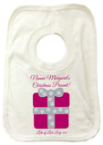 CB04 - Nanna Personalised Christmas Present Baby Bib