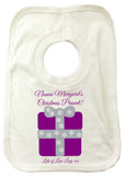 CB04 - Nanna Personalised Christmas Present Baby Vest