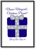 CB04 - Nanna Personalised Christmas Present Canvas Print