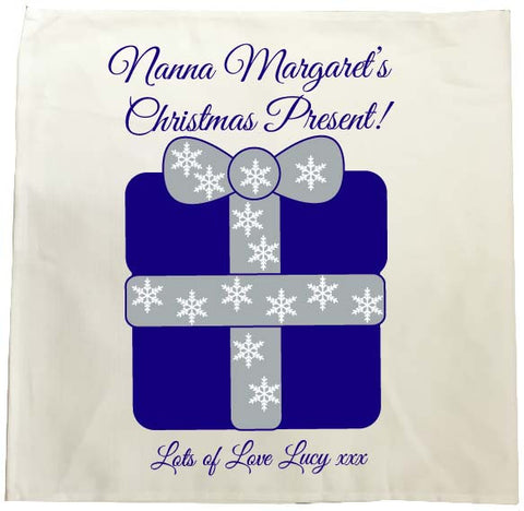 CB04- Nanna Personalised Christmas Present Tea Towel