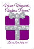 CB04 - Nanna Personalised Christmas Present Print