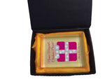 CB04 - Nanna Personalised Christmas Present Crystal Block with Presentation Gift Box