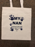 CB10 - Personalised My Mum/Nan Canvas Bag for Life