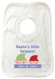 CC04 - Personalised Christmas Santa's Little Helpers with Children's Names Baby Vest