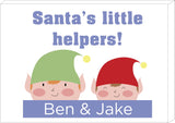 CC04 - Personalised Christmas Santa's Little Helpers with Children's Print