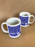 CC09 - Personalised Your Family Name Love Sharing Christmas With You in Mug & White Gift Box