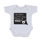 CC09 - Personalised Your name Love Sharing Christmas With You Baby Bib for Boy or Girl