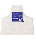CC09 - Personalised The (Your Family Name) Love Sharing Christmas With You Canvas Apron