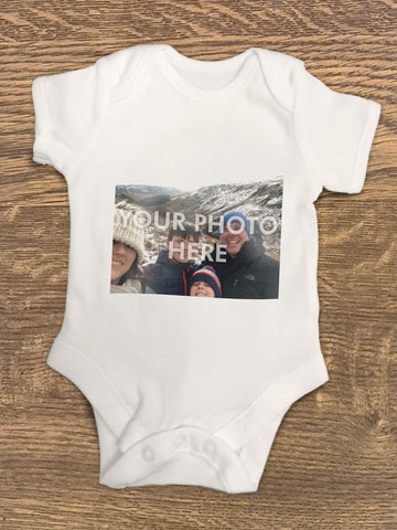 CT01 - Personalised Your Photo Baby Vest