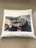 Personalised Your Photo Canvas Cushion Cover