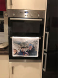 Personalised Tea Towel with any photo of your choice. Unique gift for family & friends