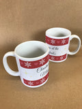 CT05 - Personalised Christmas at the (Family Name) Mug & White Gift Box