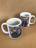 Send your photo and we will add Christmas Hats and personalise on a mug
