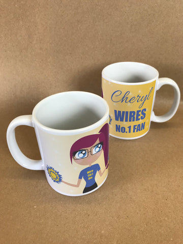 WW20 - Wire No 1 Fan Mug & White Box (Warrington Wolves)