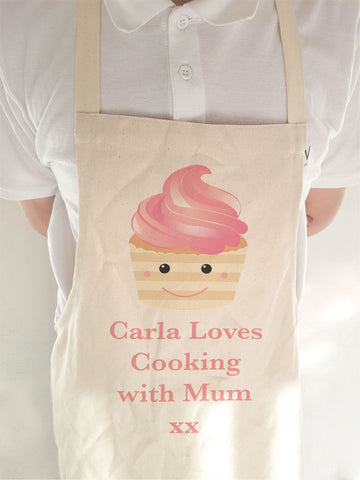 CA08 - Personalised (Name) Loves Cooking with Mum/Nan xx Cooking Apron