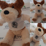Personalised Leavers Dog Teddies for Schools, Colleges & Universities with Logo and Year