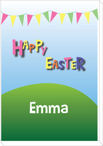 EA05 - Personalised Carnival Easter Canvas