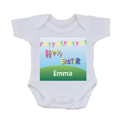 EA05 - Personalised Carnival Easter Baby Vest
