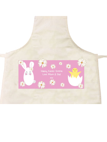 EA08 - Personalised Easter Bunny & Chick Apron