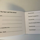 Personalised Leavers Autograph Books for Schools, Colleges & Universities with Logo and Year