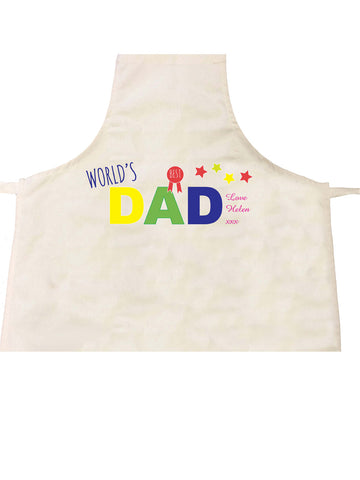 FD12 - World's Best Dad Personalised Apron