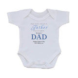 FD01 - Personalised Any Man Can Be A Father, Father's Day Baby Vest