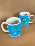 FD05 - Personalised I Love You Daddy, Father's Day Mug & White Gift Box