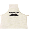 Large Moustache Father's Day Personalised Apron