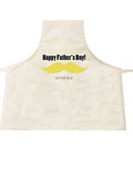Large Moustache Father's Day Personalised Apron