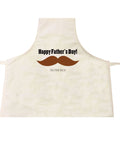 Large Moustache Father's Day Personalised Apron