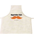 Large Moustache Father's Day Personalised Apron