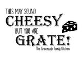 Personalised Cheese Lovers Home Glass Chopping Board, Placemats & Coasters