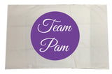 Team Name of Your Choice Personalised White Pillow Case Cover. Change the name to suit.