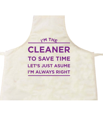 I'm the Cleaner Personalised Apron