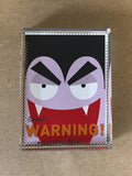 Dracula Themed Halloween Warning May Contain Treats Personalised Crystal Block with Gift Box