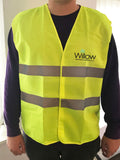 Promotional Branded Company Hi Vis Vest, personalised with company details