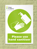 Use Hand Sanitiser Safety Poster for Businesses and Schools