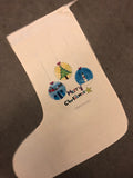 Personalised Santa Stocking with Child's Drawing School or Nursery Christmas Fundraiser